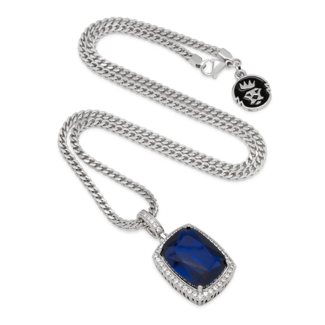 Sapphire Crown Julz Necklace in by King Ice