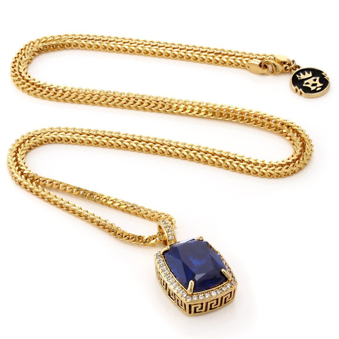 Sapphire Crown Julz Necklace in by King Ice