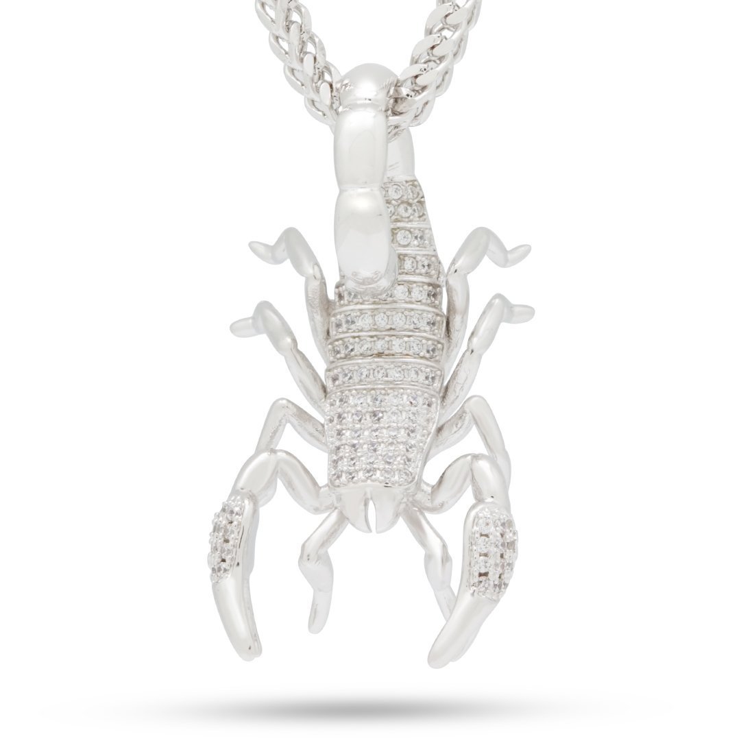 White Gold / M Scorpion King Necklace NKX12671-Silver