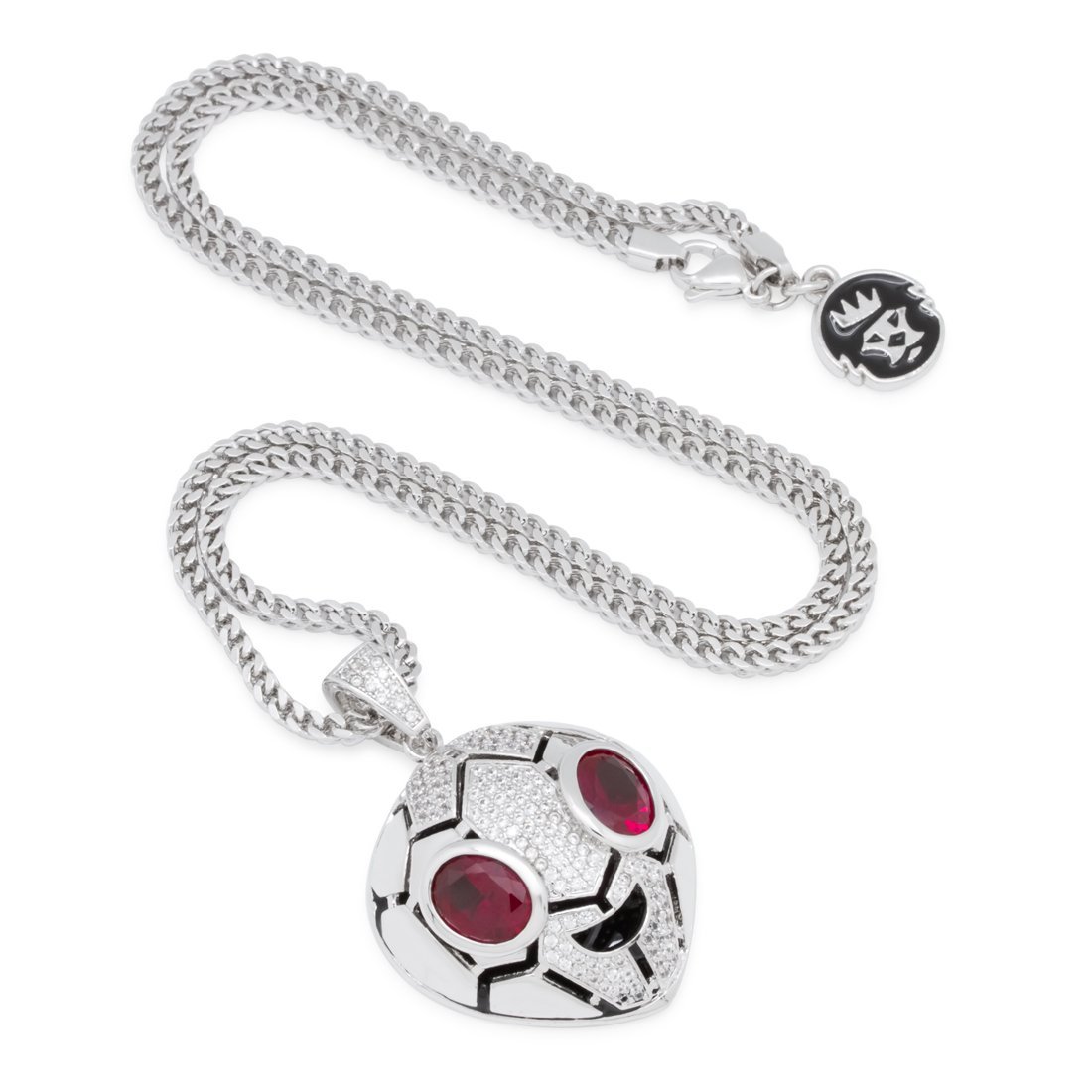 Serpent Alien Emoji Necklace in by King Ice