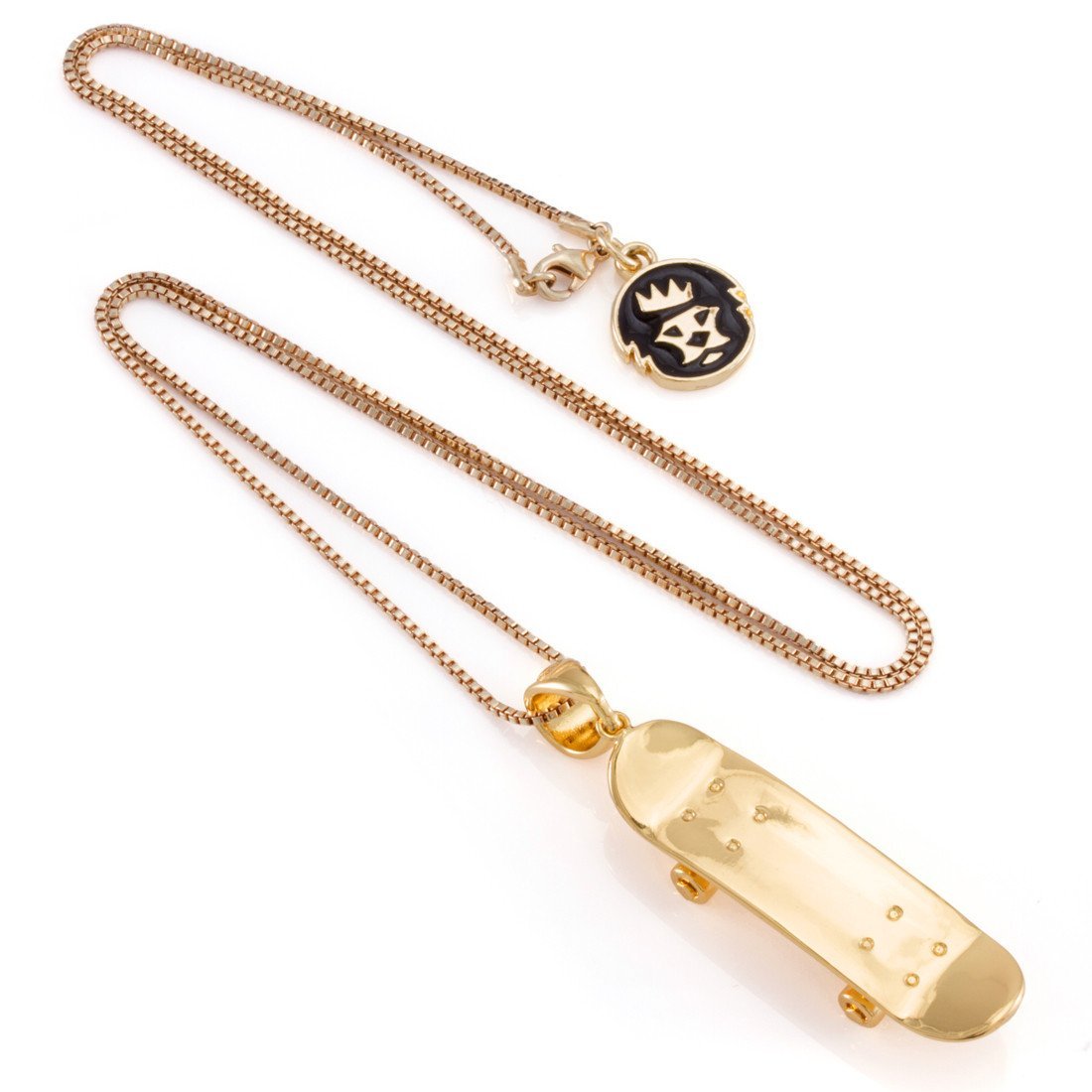 Skateboard Necklace in by King Ice