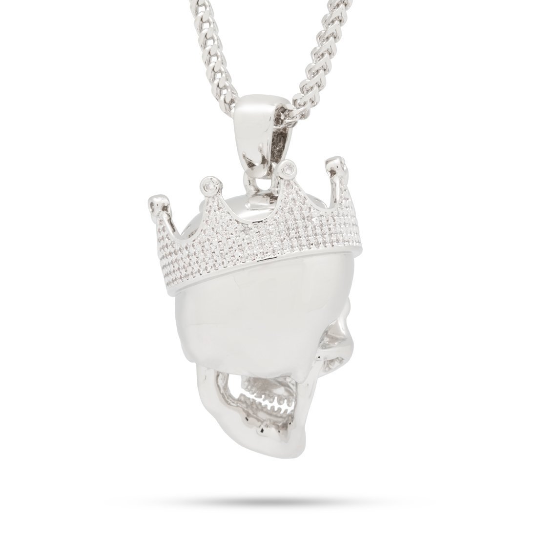 Skull King Necklace in 14K Gold / 1.9" by King Ice