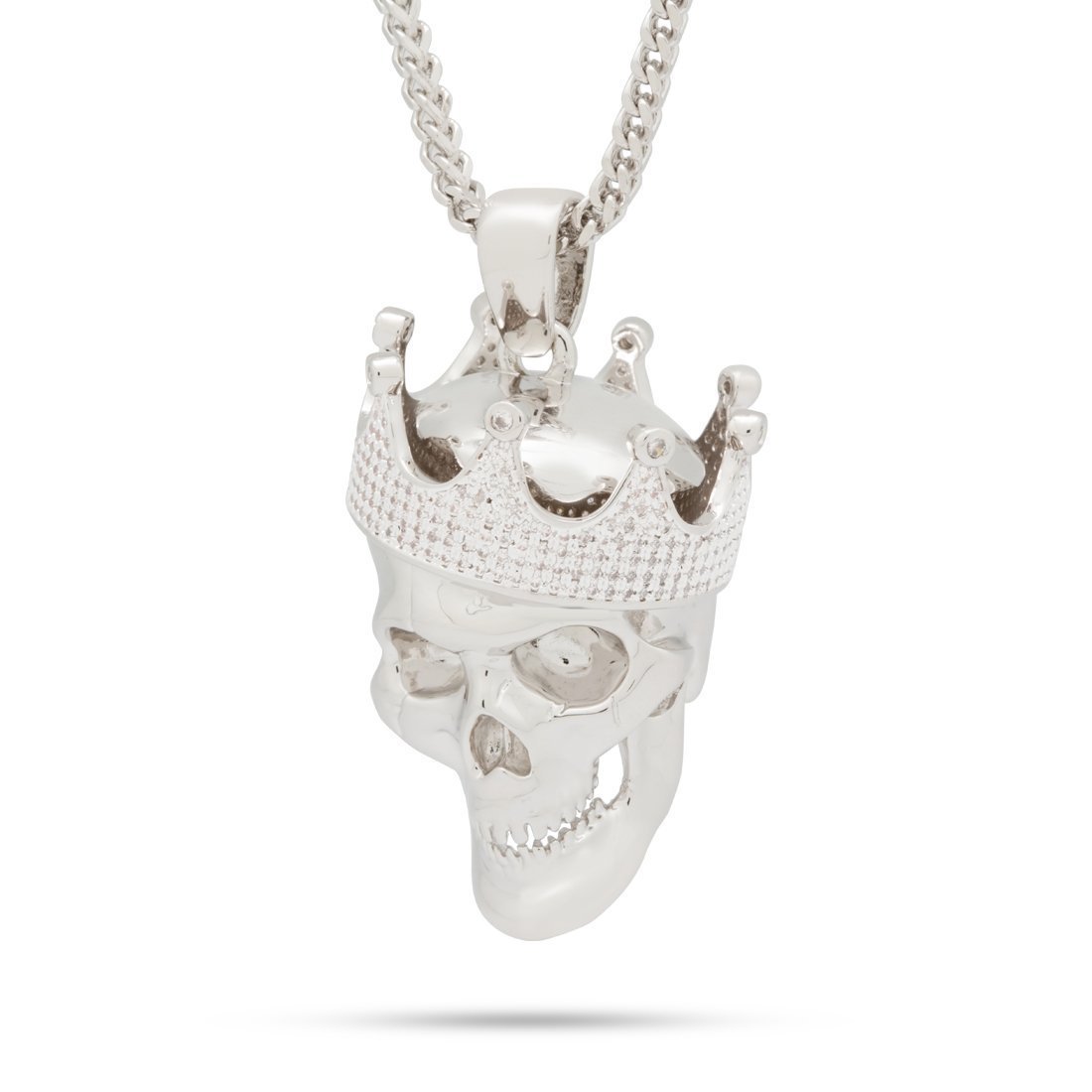 Skull King Necklace in 14K Gold / 1.9" by King Ice