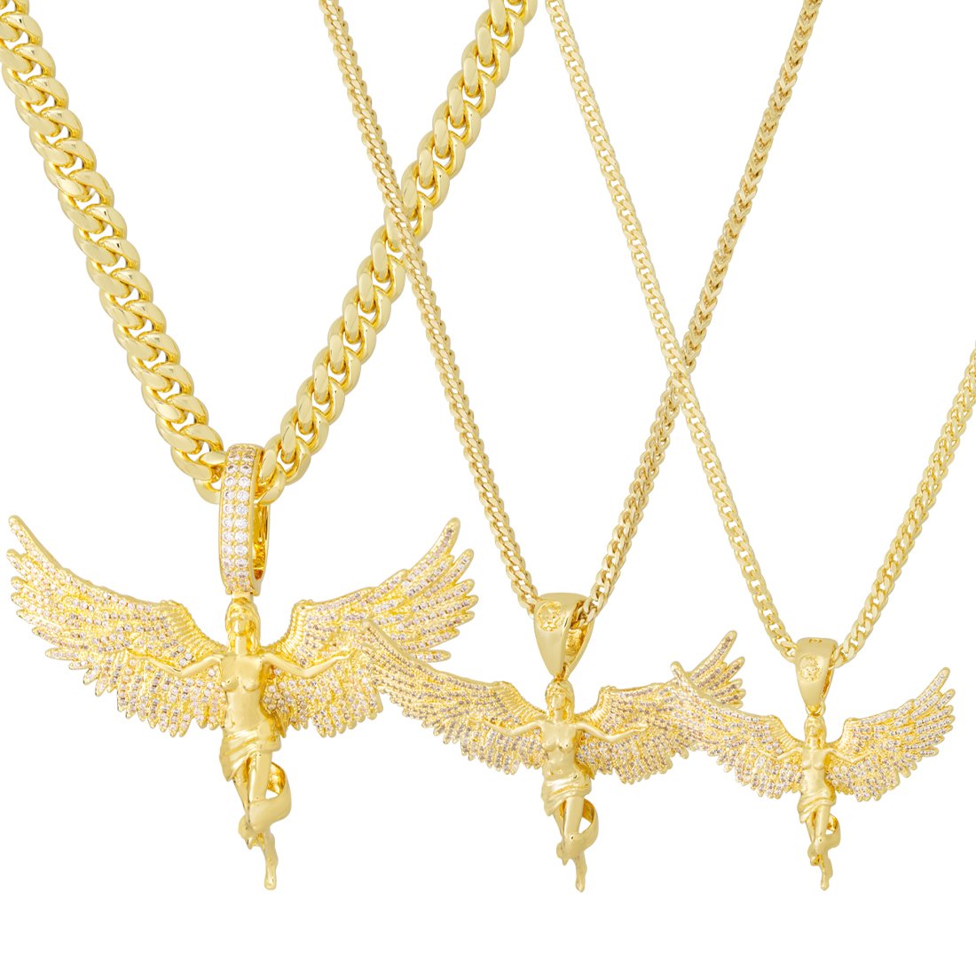 Soaring Angel Necklace in by King Ice