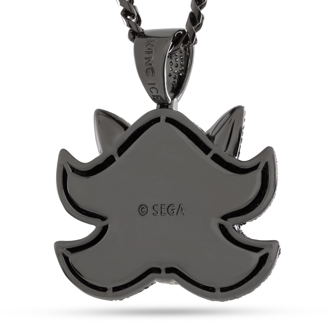 Sonic the Hedgehog x King Ice - Shadow Necklace in Black Gold / 2" by King Ice