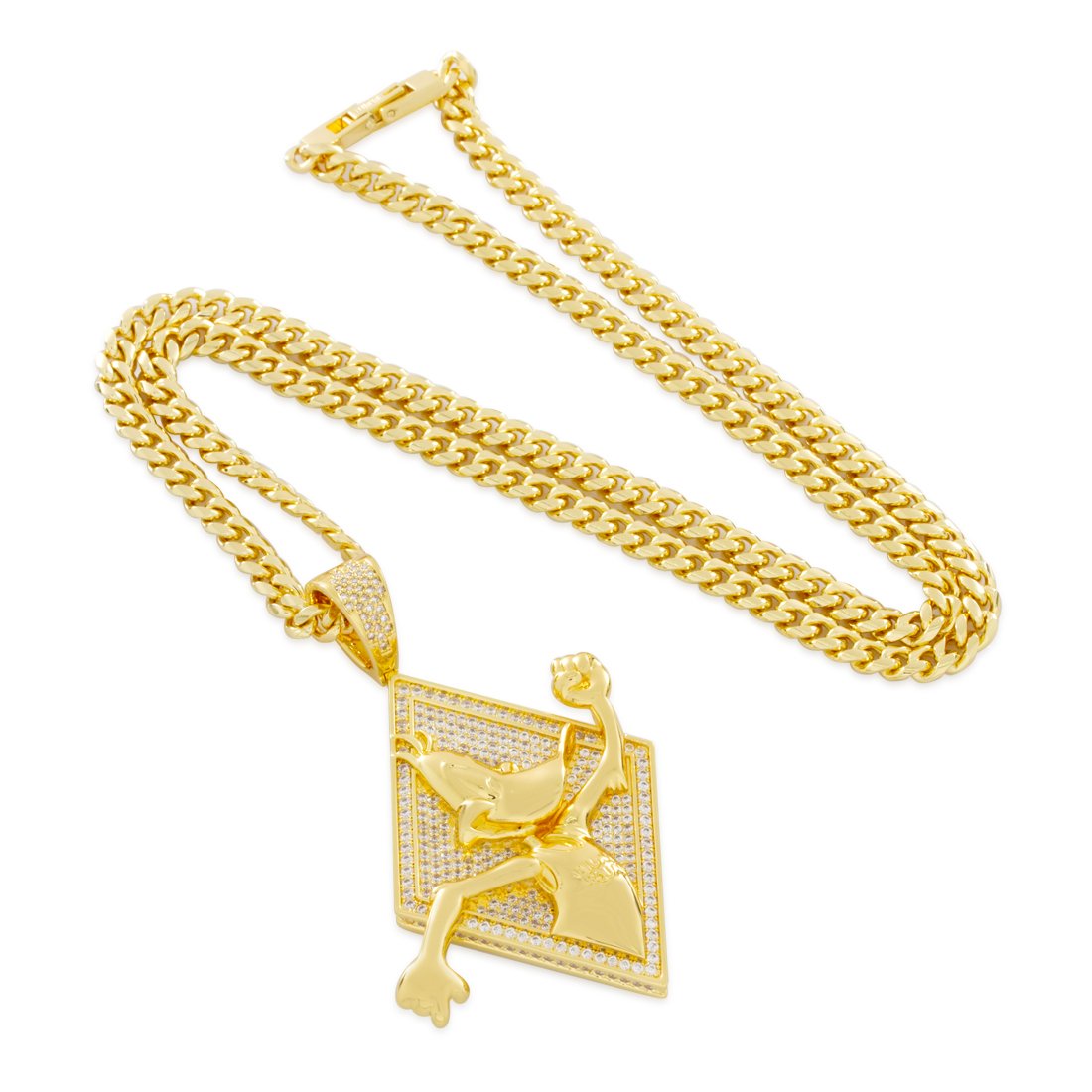 Space Jam x King Ice - Daffy Duck Necklace in by King Ice