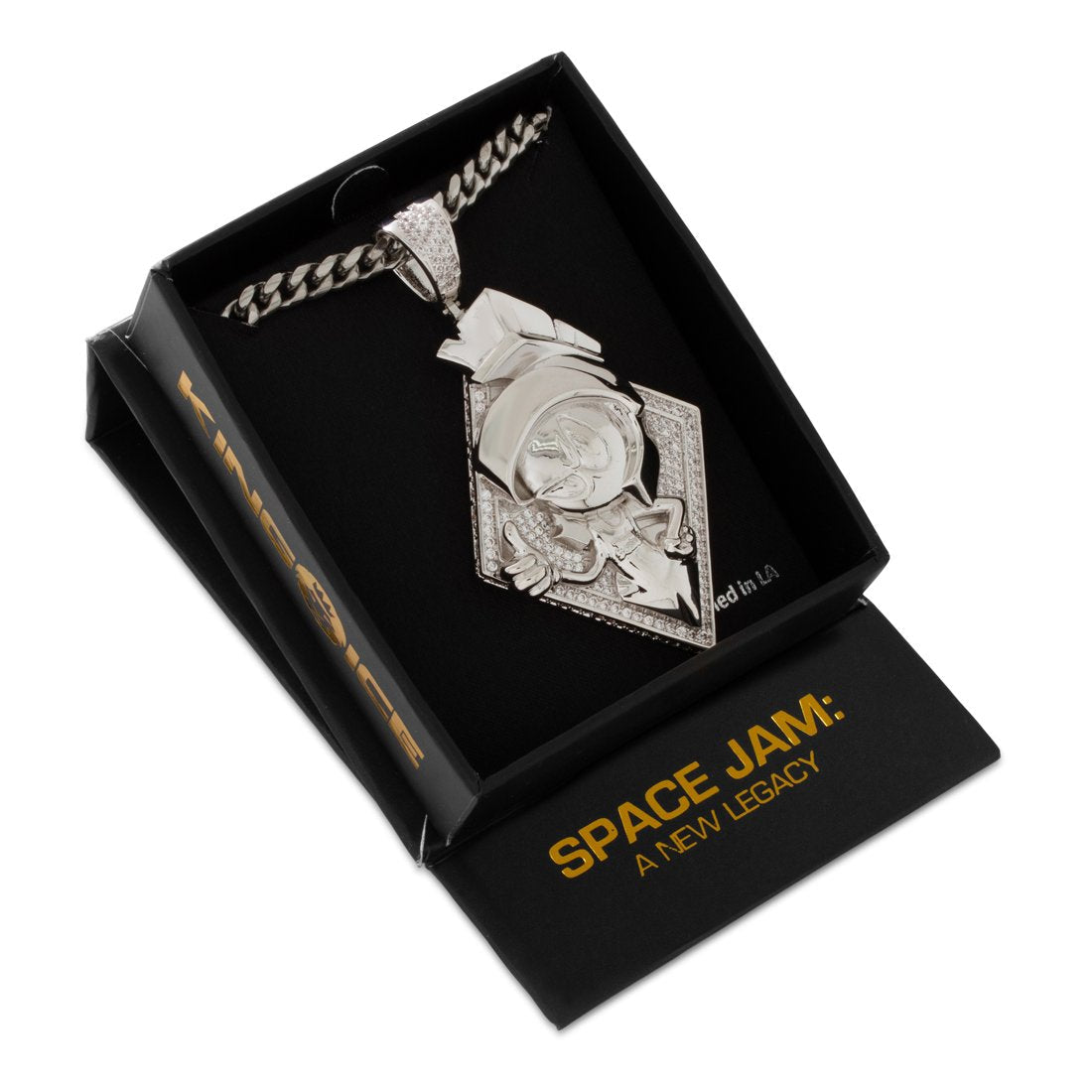 Space Jam x King Ice - Marvin the Martian Necklace in by King Ice