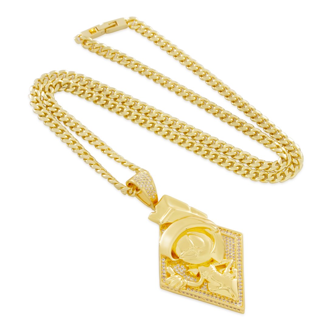 Space Jam x King Ice - Marvin the Martian Necklace in by King Ice