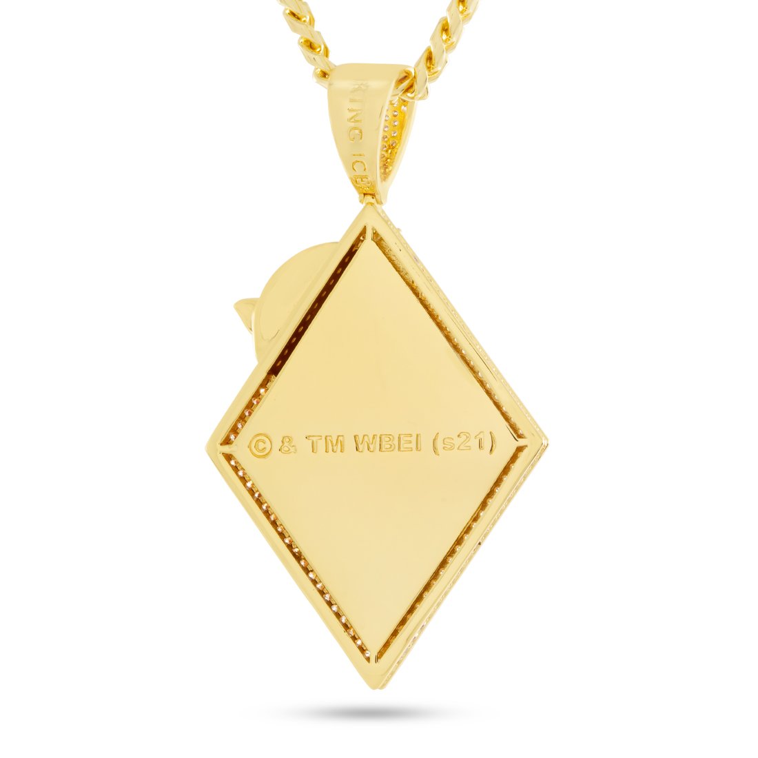 Space Jam x King Ice - Porky Pig Necklace in by King Ice