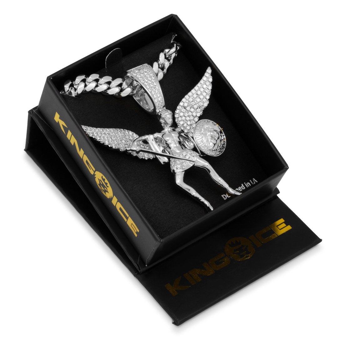 St. Michael the Archangel Necklace in by King Ice