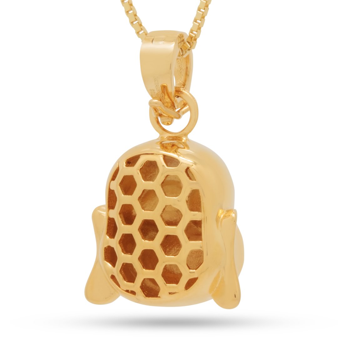 Sterling Silver Buddha of Perception Necklace in by King Ice