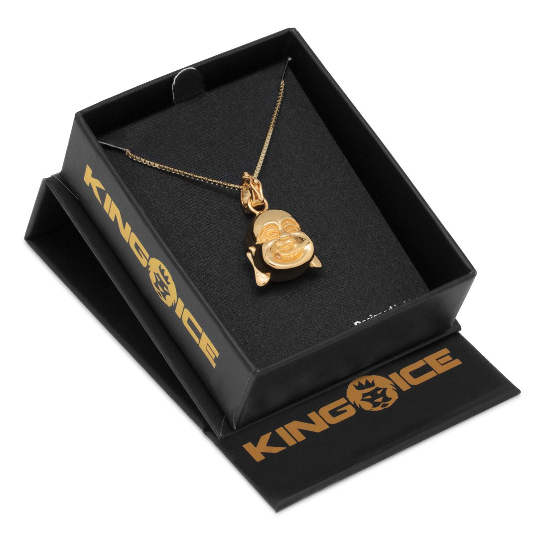 Sterling Silver Buddha of Perception Necklace in by King Ice