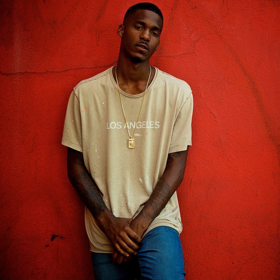 Suicide King and Queen of Hearts Necklace in 14K Gold / 1.8" by King Ice