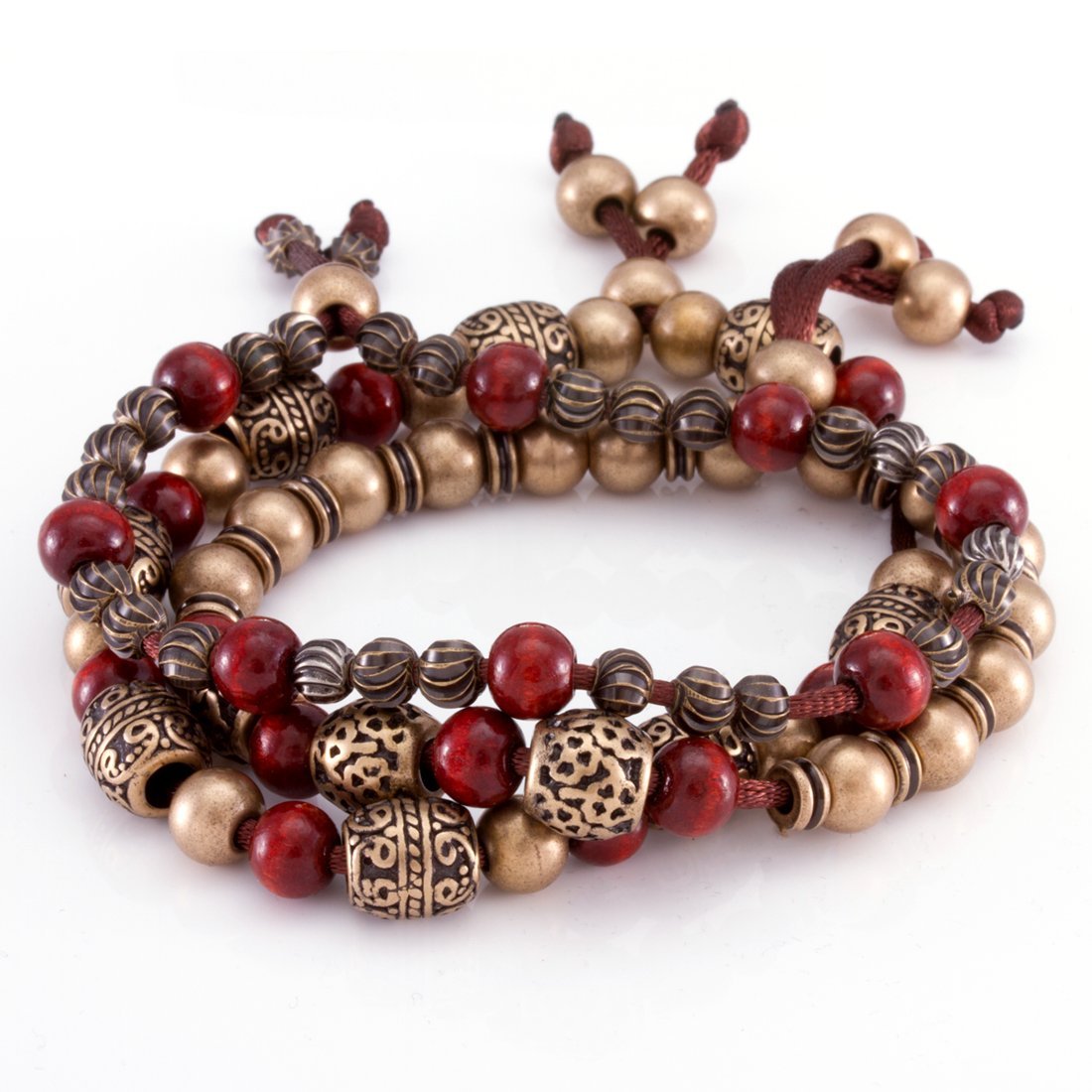 Steel Tibetan Bracelet in by King Ice