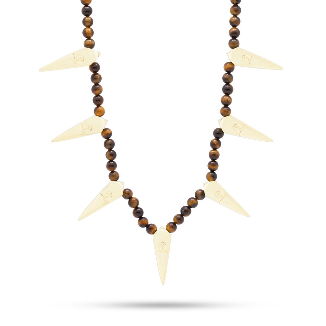 Tiger-Eye Wakanda Inspired Chain in Gold Plated / 14K Gold / 20" by King Ice