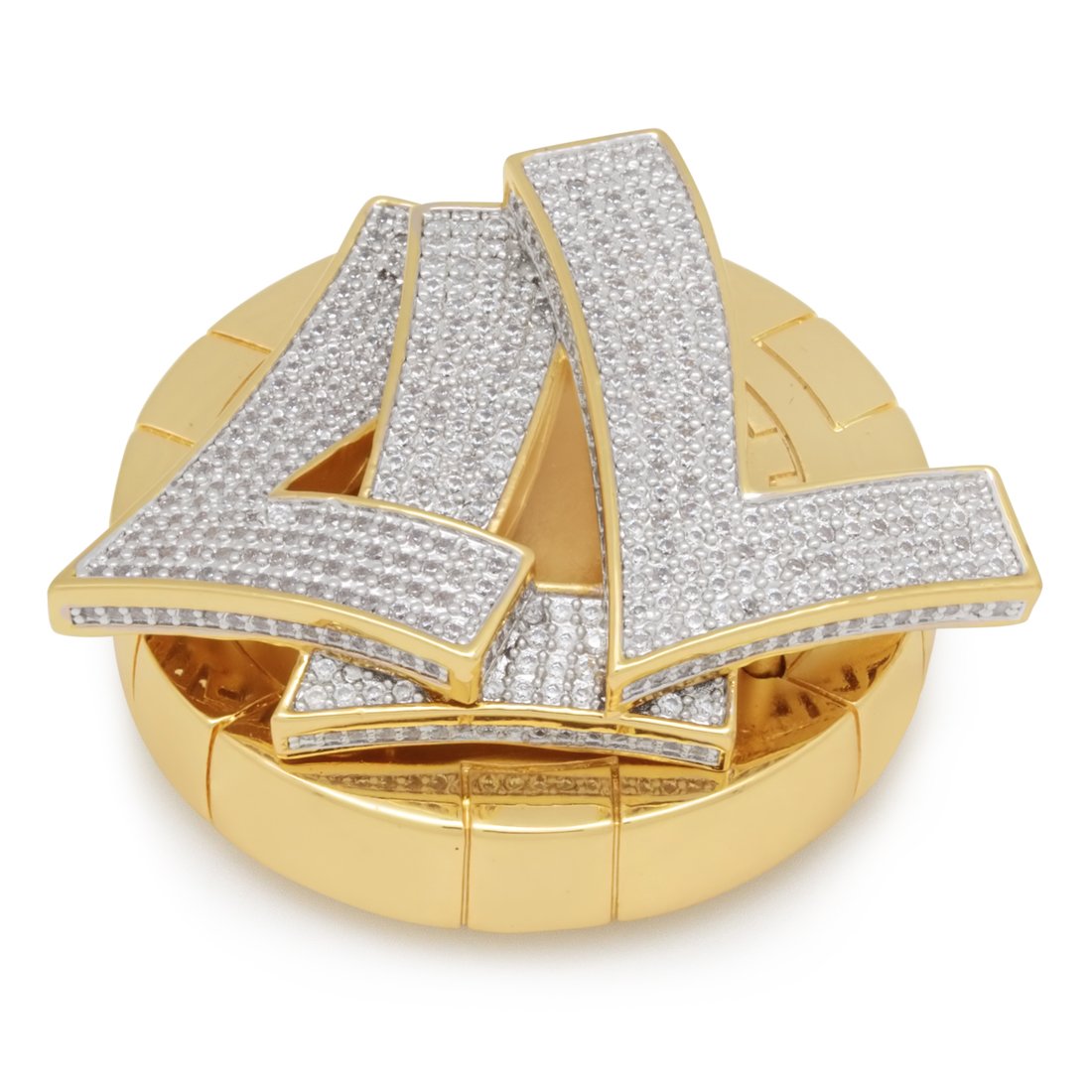 Triple 7's Card Guard in 14K/White Gold by King Ice