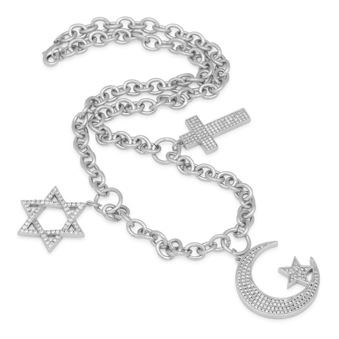 Unity Chain of Abraham Necklace in by King Ice