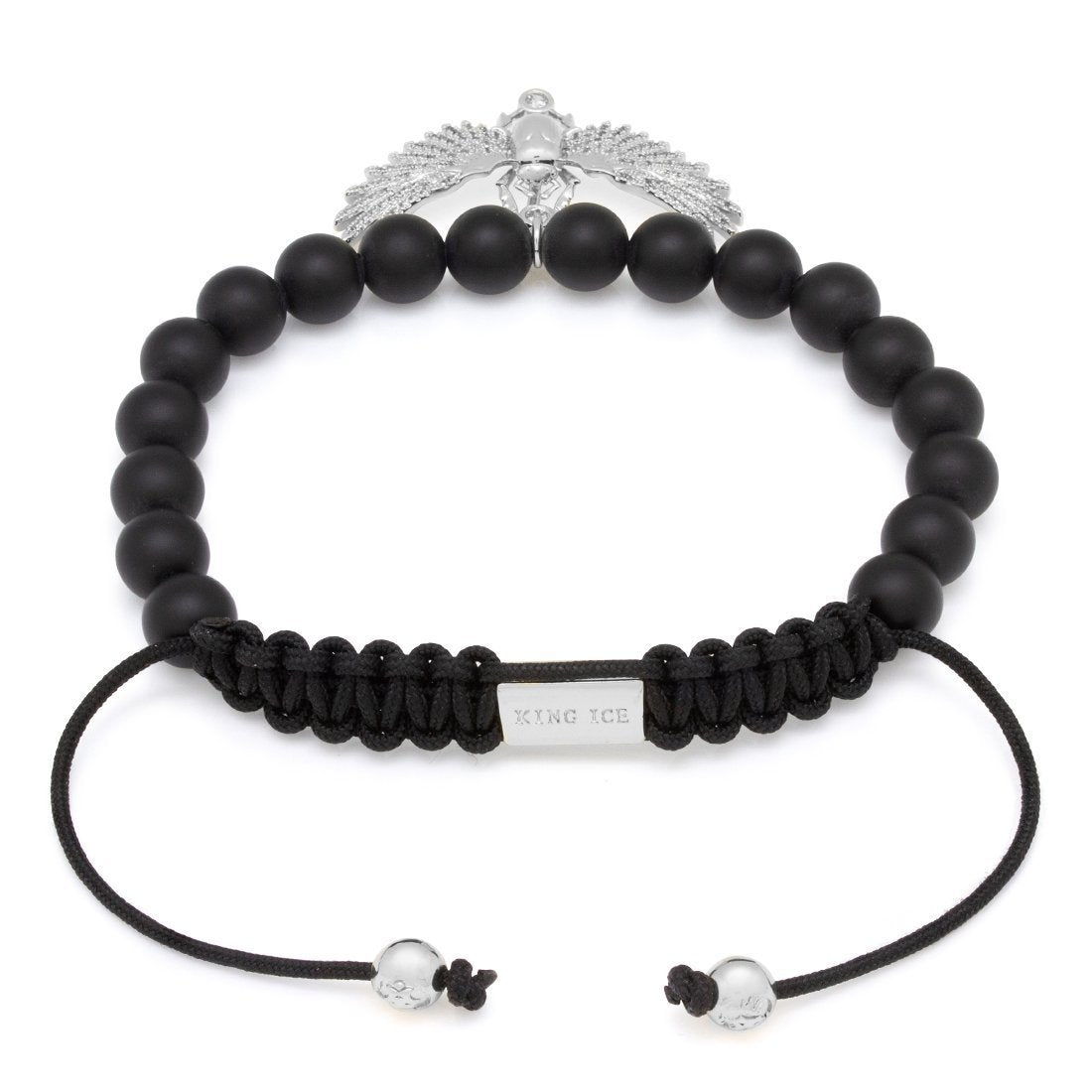 Winged Scarab Bracelet by MARZ in by King Ice