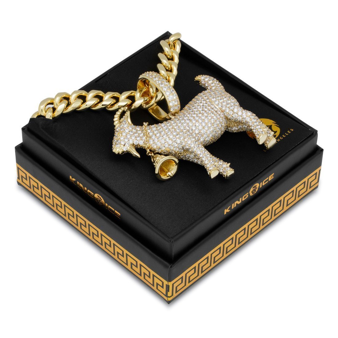 XL GOAT Necklace in by King Ice