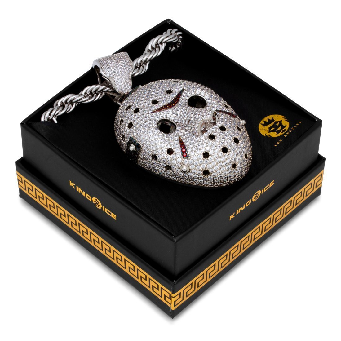 XL Hockey Mask Necklace in by King Ice