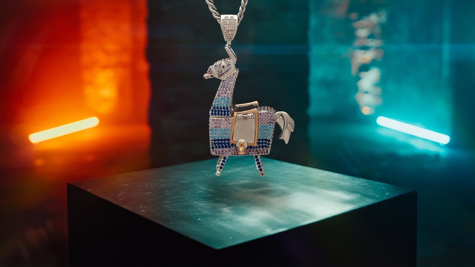 Fortnite Supply Llama Necklace by King Ice