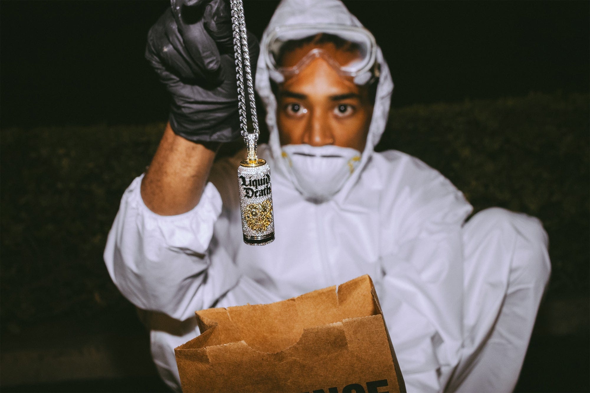 Liquid Death Water King Ice Official License Jewelry 