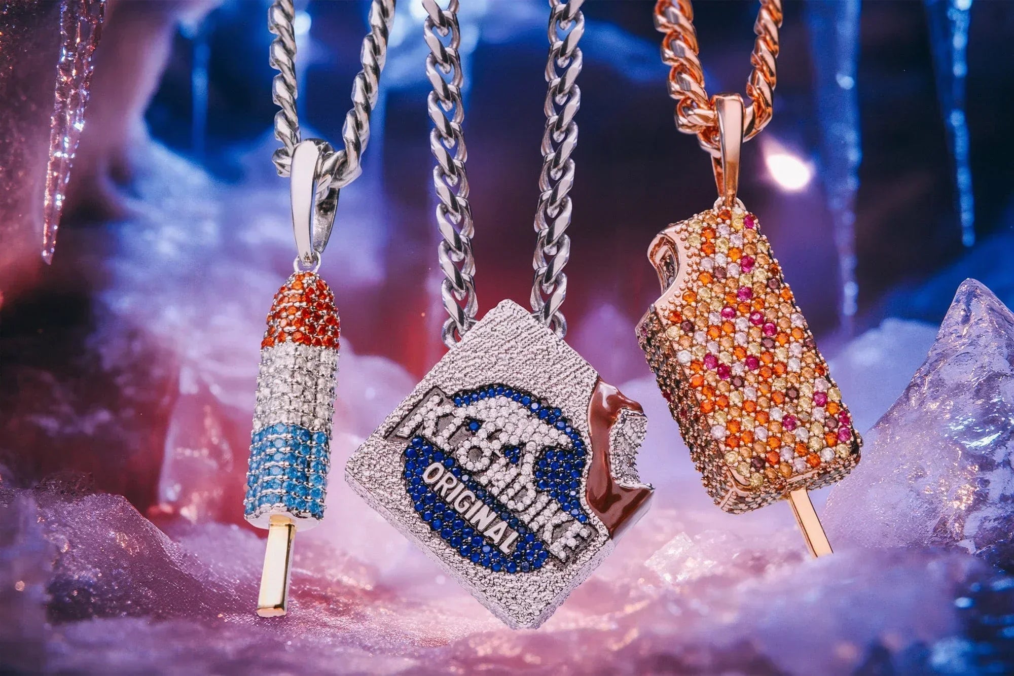 Chill Out with the Iced-Out Ice Cream Collection by King Ice 🍦💎