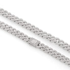 12mm Filigree Chain  in  White Gold / 20" / Gold Plated by King Ice