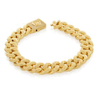 12mm Filigree Miami Cuban Link Bracelet  in  by King Ice