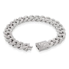 12mm Filigree Miami Cuban Link Bracelet  in  by King Ice