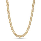 15mm Iced Diamond Cut Miami Cuban Link Chain  in  Gold Plated / 14K Gold / 18" by King Ice