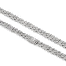 15mm Iced Diamond Cut Miami Cuban Link Chain  in  by King Ice