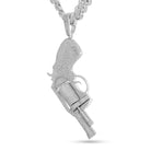.38 Special Necklace  in  White Gold / 5.5" Mens Necklaces