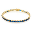 4mm Sapphire Tennis Bracelet  in  by King Ice