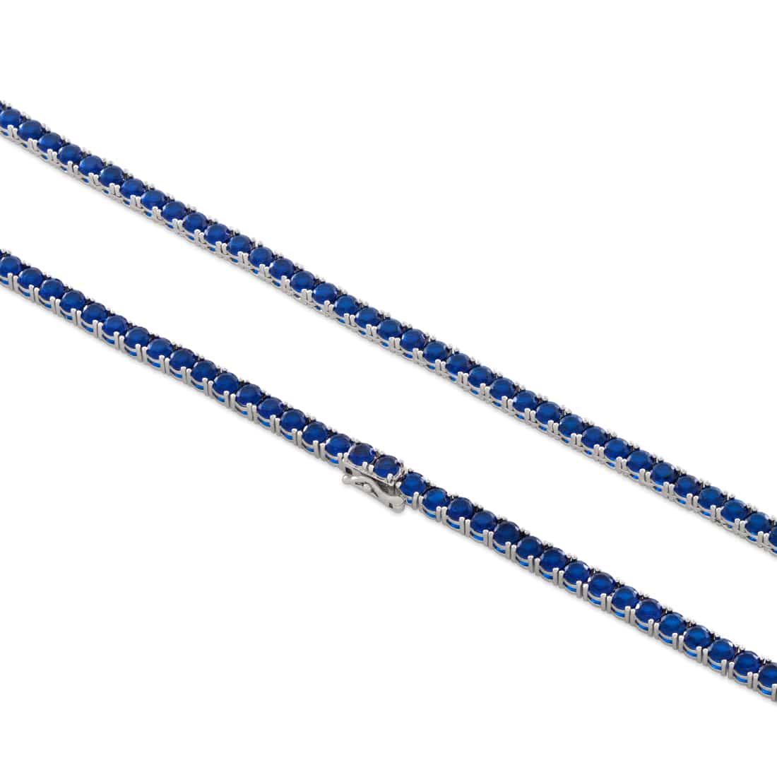 4mm Sapphire Tennis Chain  in  by King Ice