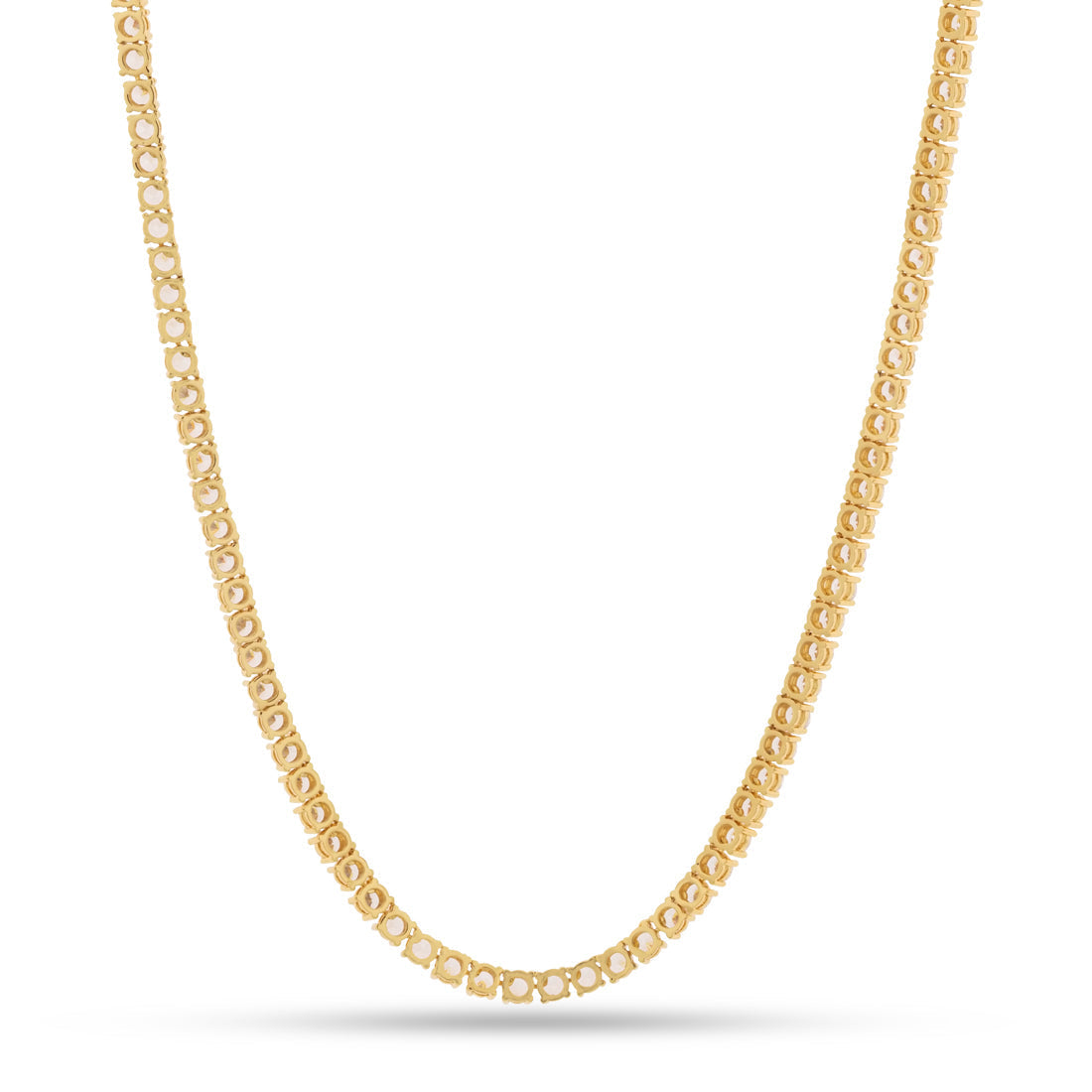 Mens Hip Hop Men Tennis Diamond Necklace Necklace Gold Tone Zircon, 1 Row,  18 30 Inch Length, 3mm X 5mm From Xjl666, $52.22 | DHgate.Com