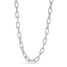 5mm Iced Cable Link Chain  in  Gold Plated / White Gold / 22" by King Ice