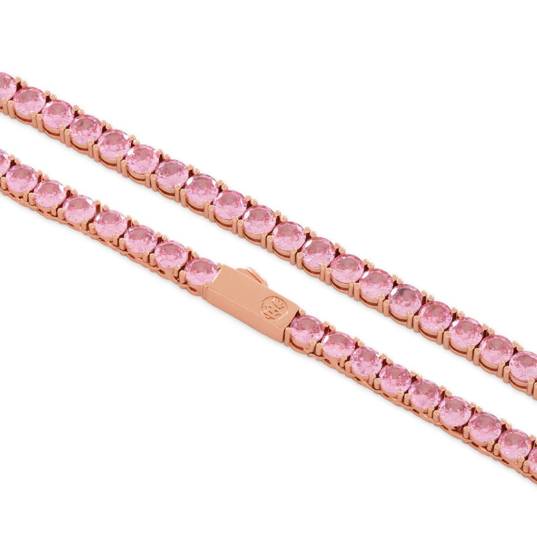 5mm Pink Tennis Chain