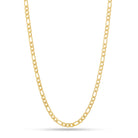 14K Gold / Gold Plated / 24" 6mm Figaro Chain