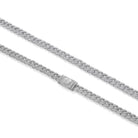 8mm Iced Diamond Cut Miami Cuban Link Chain  in  by King Ice