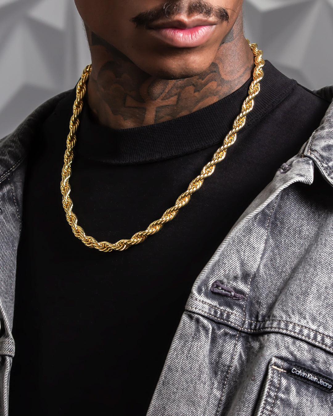 8mm Rope Chain | Hip Hop Jewelry | King Ice Solid Gold / 14K Gold / 28