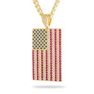 American Standard Necklace  in  14K Gold by King Ice