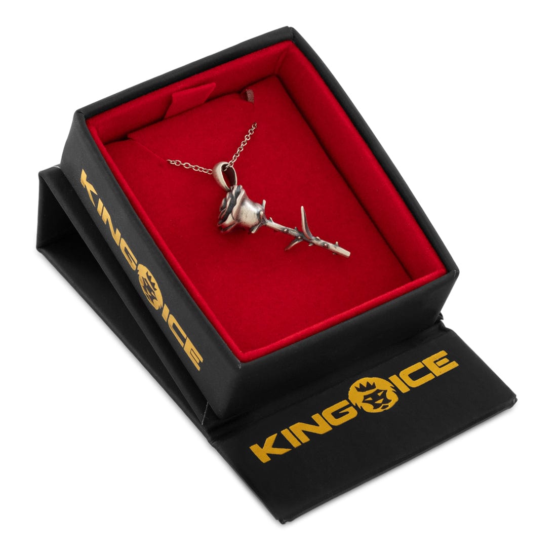 Antique Rose Necklace King Ice