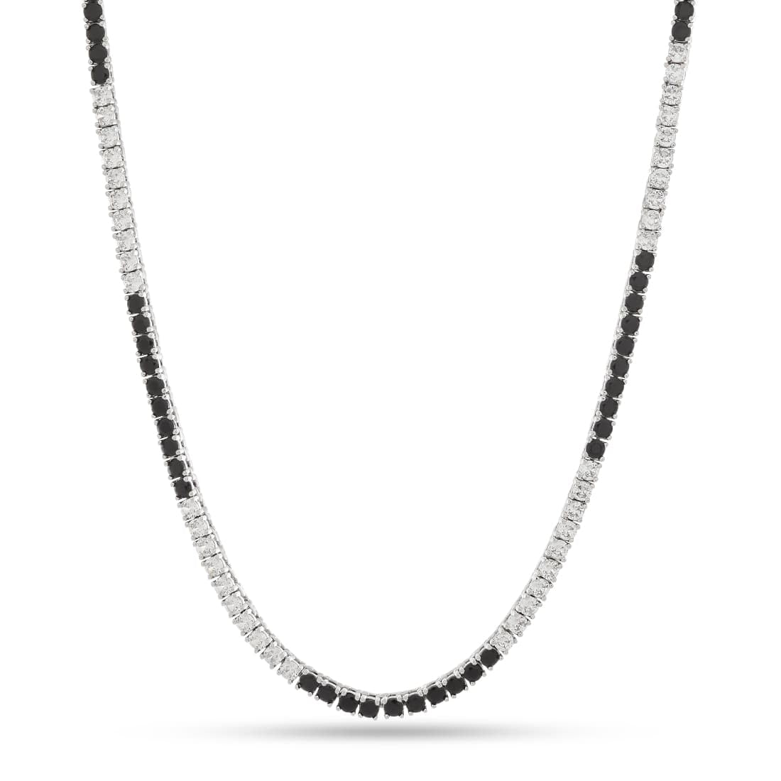 Barbie x King Ice - 3mm Forever Icon Tennis Chain  in  White Gold / 16" by King Ice