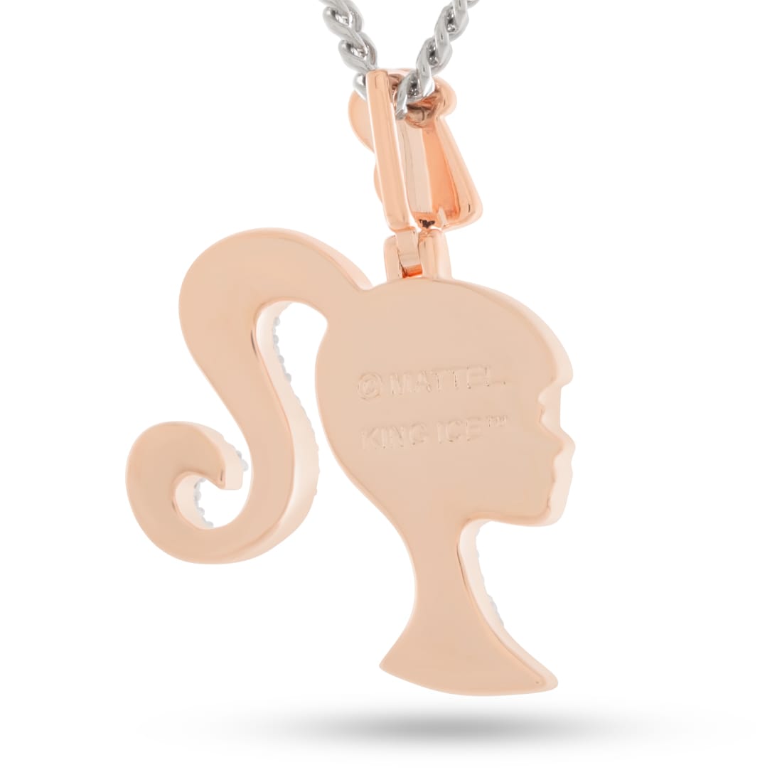 Barbie x King Ice - Silhouette Necklace  in  2" by King Ice