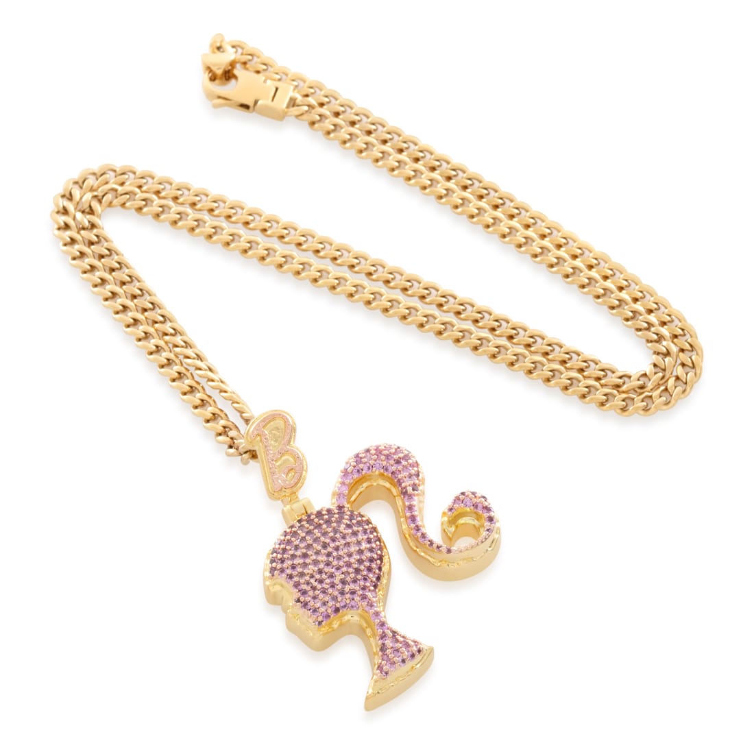 Barbie x King Ice - Silhouette Necklace  in  2" by King Ice