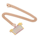 Barbie x King Ice - West Coast, Best Coast Necklace  in  2" by King Ice