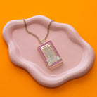 Barbie x King Ice - You Can Be Anything Portrait Necklace  in  2" by King Ice