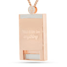 Barbie x King Ice - You Can Be Anything Portrait Necklace  in  2" by King Ice