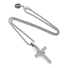 Crown of Thorns Wrapped Cross Necklace  in  by King Ice